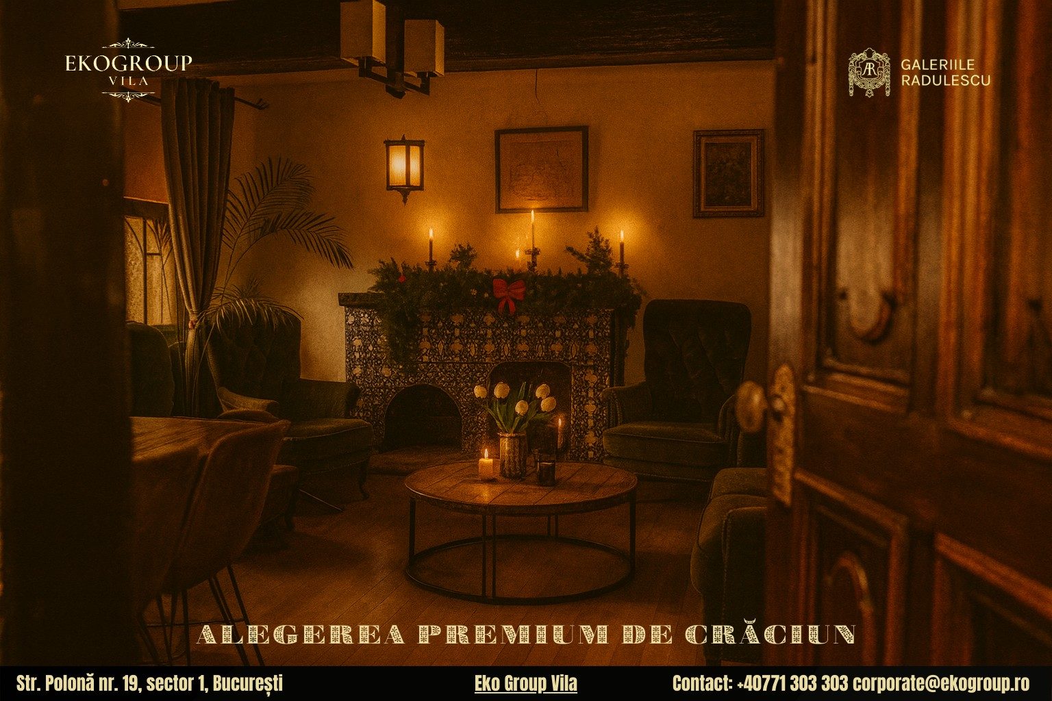 Destinații de Crăciun în București: O călătorie în timp la Crăciunul anilor ’30 la Eko Group Vila